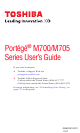 Toshiba M700 Series, M705 Series User Manual