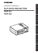 Toshiba TDP-D1 Owner's Manual