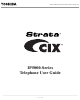 Toshiba Strata CIX IP5000-UG-VC User Manual
