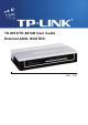 TP-Link External ADSL ROUTER TD-8810 User Manual