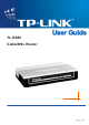 TP-Link TL-R460 User Manual