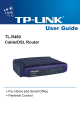 TP-Link TP-LINK TL-R460 User Manual