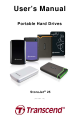 Transcend Computer Drive User Manual