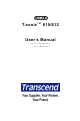 Transcend T.sonic 610 User Manual