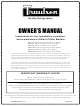 Traulsen RBC200 Owner's Manual