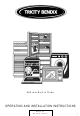 Tricity Bendix BD 921/2 Operating And Installation Instructions