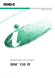 BENDIX BIW 126 W Operating & Installation Instructions Manual