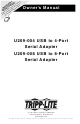 Tripp Lite USB to 8-Port Serial Adapter U209-008 Owner's Manual