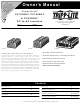 Tripp Lite PV1000HF, PV1800HF, PV3000HF Owner's Manual