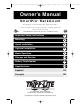 Tripp Lite 350 Owner's Manual