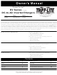 Tripp Lite PowerVerter 200510095 Owner's Manual
