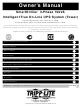 Tripp Lite SmartOnline 220/230/240V AC / 12W Owner's Manual