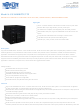 Tripp Lite SU10000RT3U2TF Specification Sheet