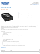 Tripp Lite HDMI v1.3 Splitter B118-302-R Specifications