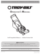 Troy-Bilt 460 Series Operator's Manual