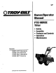 Troy-Bilt 12087, 12088, 12089, 12090 Owner's/Operator's Manual