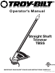 Troy-Bilt 769-00425A Operator's Manual