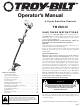 Troy-Bilt TB26CO Operator's Manual
