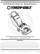 Troy-Bilt 70 Operator's Manual