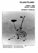 Tunturi Exercise Bike Owner's Manual