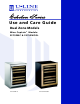 U-Line WINE CAPTAIN 2275XWCOL Use And Care Manual