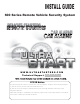 Ultra Start 600 Series Install Manual