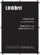 Uniden WDECT3315 Owner's Manual