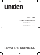 Uniden DECT 2015 Series Owner's Manual