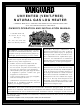 Vanguard UNVENTED (VENT-FREE) NATURAL  GAS LOG HEATER Operating And Installation Manual