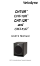 Velodyne CHT-10R User Manual