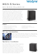 Velodyne HGS-X SERIES HGS-10X Specifications
