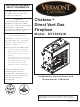 Vermont Castings ChateauTM DTV38s2 Installation And Homeowner's Manual