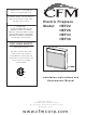 CFM HEF22 Installation Instructions And Homeowner's Manual