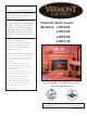 Vermont Castings LHER20 Homeowner's Installation And Operating Manual
