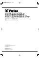 Vestax PDX-2300MkII Pro Owner's Manual