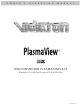 Vidikron PlasmaView VP-6500VHD Owner's Operating Manual