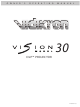 Vidikron Vision 30 Owner's Operating Manual