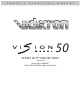 Vidikron Vision 50 Operating Manual