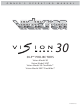 Vidikron Vision 30 Owner's Operating Manual