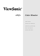 ViewSonic A91f+ User Manual