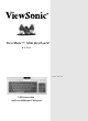 ViewSonic KBM-KU-201 - ViewMate Slim Wired Keyboard User Manual