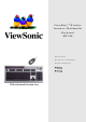 ViewSonic ViewMate KW208 User Manual