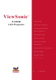 ViewSonic PJ3589 User Manual