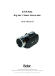 Vivitar DVR 560 User Manual