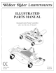 Walker 54-inch Illustrated Parts Manual