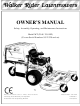 Walker MT Owner's Manual