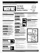 Wayne 351203-001 Operating Instructions And Parts Manual