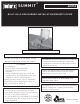 Weber Summit 42376 Installation  & Owners Manual
