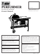 Weber Burner Owner's Manual