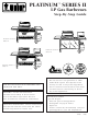 Weber Platinum 2200 LP Manual
